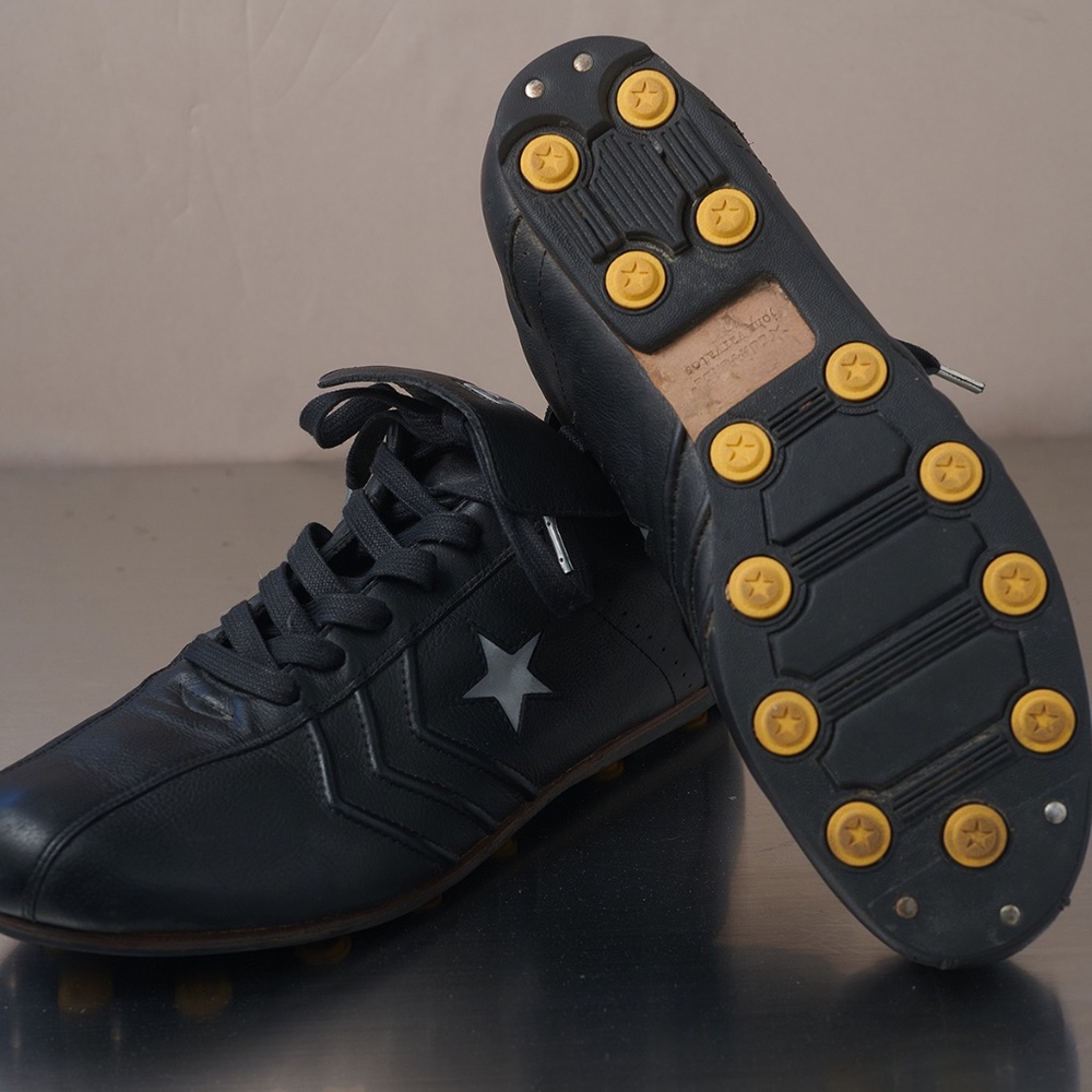 John Varvatos/Converse Collab Prototype Leather Baseball shoe w/ walking sole.